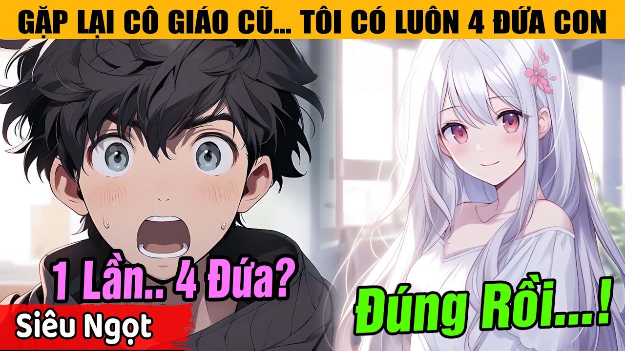 Giao Đồ Ăn Cho Khách… Tôi Có Luôn Vợ Là Cô Giáo Cũ Cùng 4 Người Con | MANHWA REVIEW.