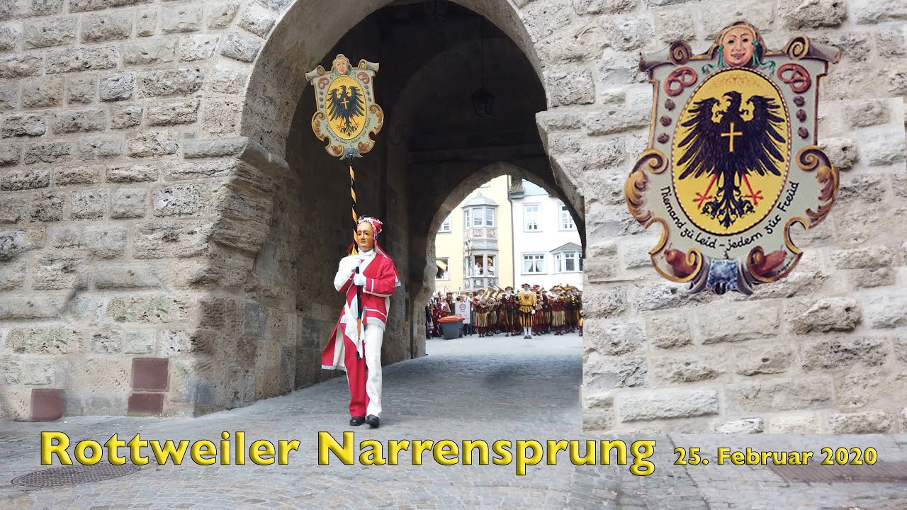 Rottweiler Narrensprung 2020 Faschings-Dienstag