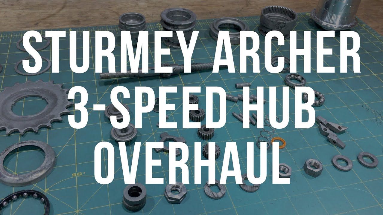 Sturmey Archer 3-Speed Hub Restoration // Full Service & Rebuild