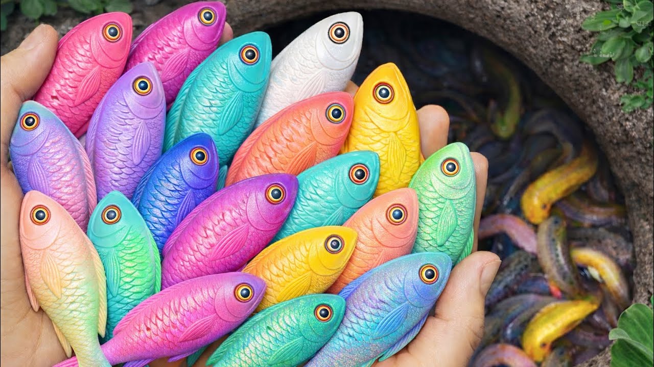 Tangkap Ikan Warna-Warni, Warnanya Bikin Kagum