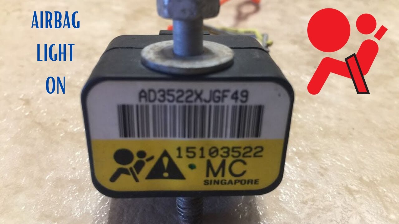 00-06 Chevy/GMC Impact Airbag Sensor Fix | Airbag light on