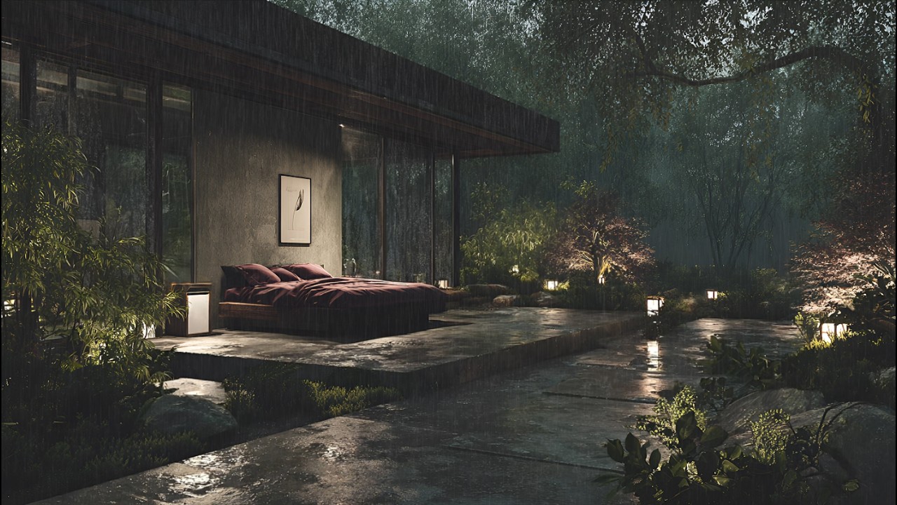 🌧 Forest Hideaway in Gentle Rain | 12 Hours Deep Sleep ASMR