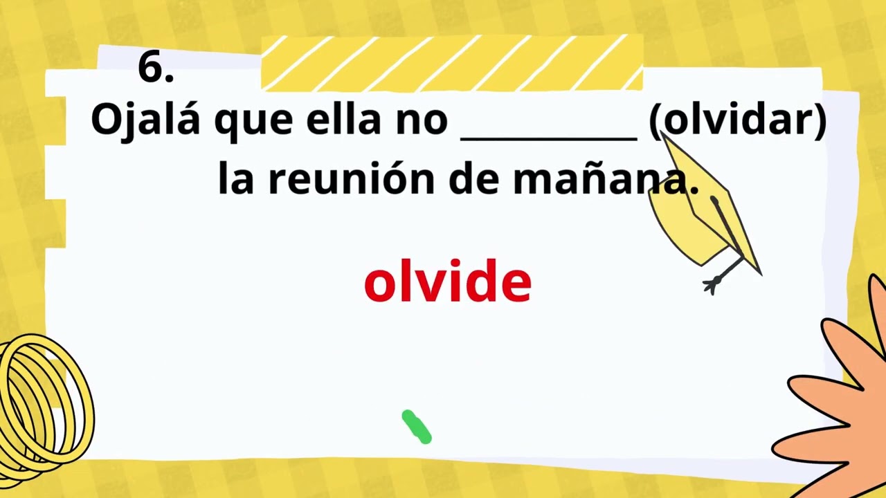 Trivia Expresar Deseos en Subjuntivo B1-B2 👦🏻👩📚⏰🏆 #subjuntivo #expresar #deseos #presente #pasado