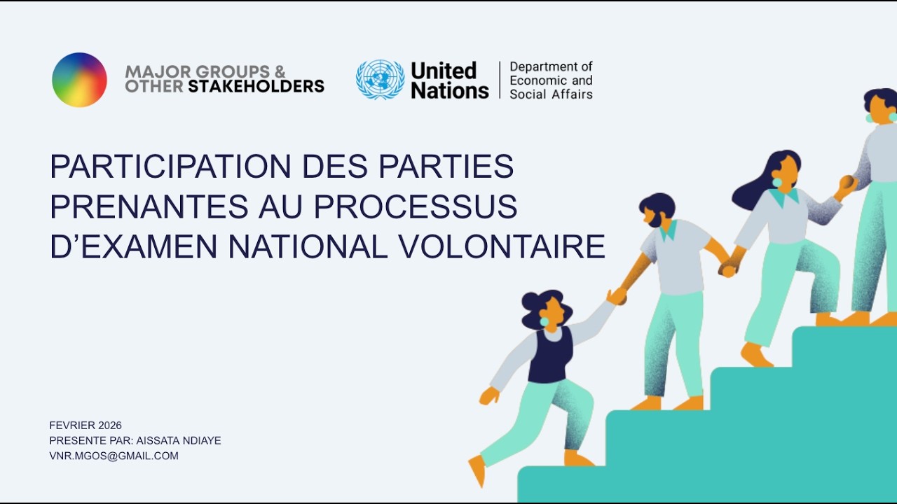 PARTICIPATION DES PARTIES PRENANTES AU PROCESSUS  D’EXAMEN NATIONAL VOLONTAIRE
