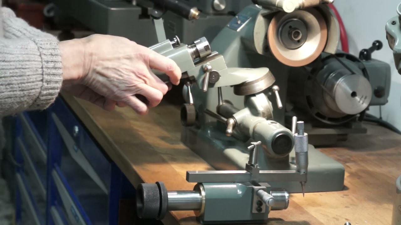 Deckel SO custom flute grinding attachment