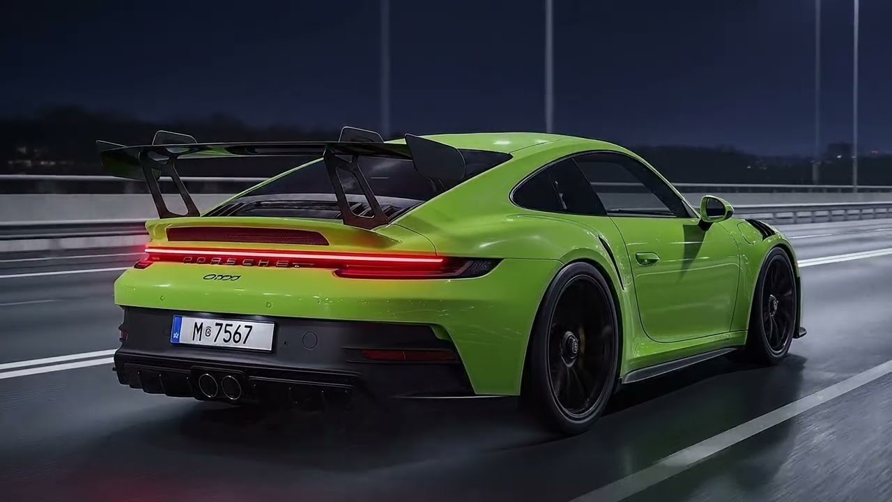 Porsche GT3 RS&ndash; Ambient Drive &ndash; 4K Ultra HD Live Wallpaper (4hrs)