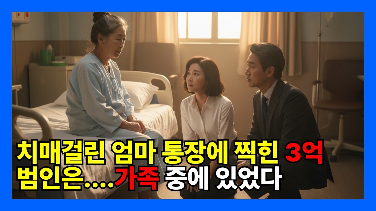치매엄마 통장에 의문의 3억 감동사연l황혼드라마l시니어드라마l노후사연l오디오북l시니어사연