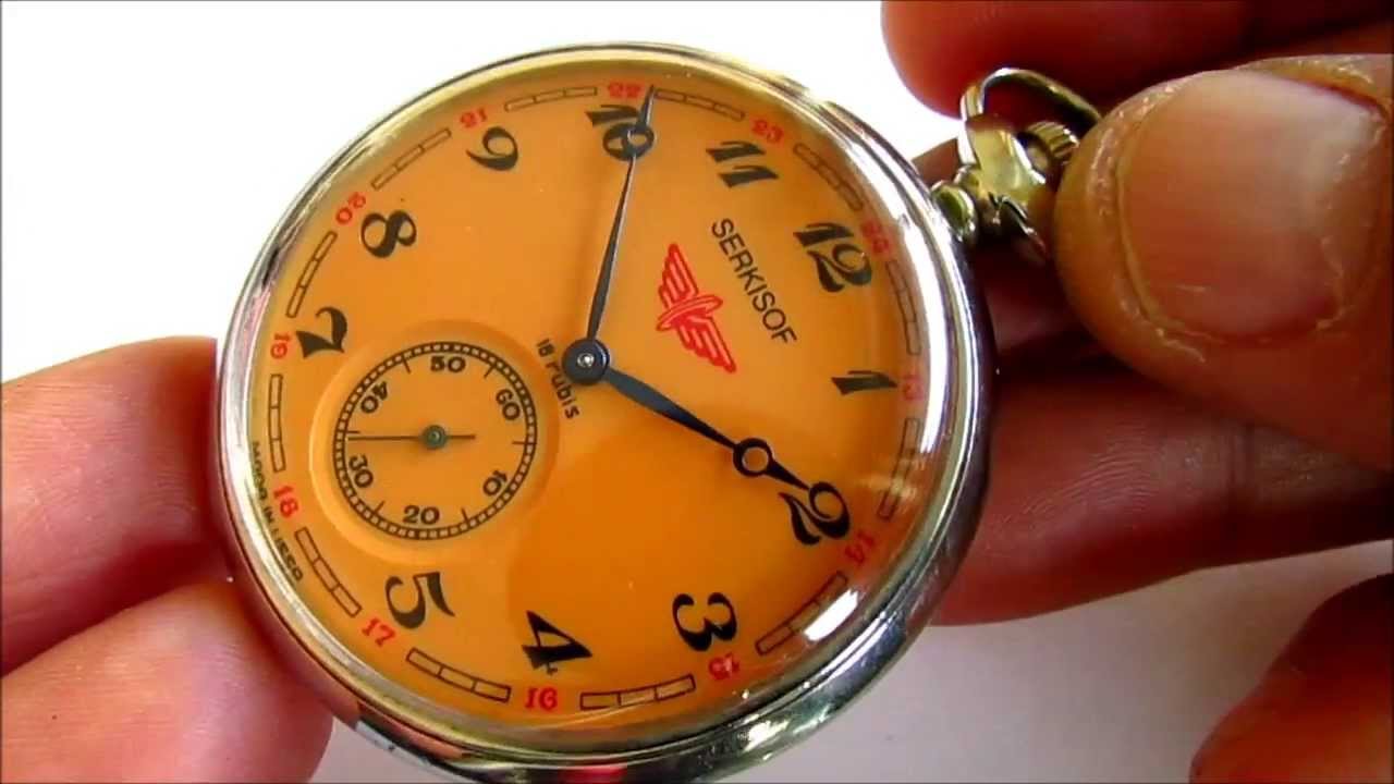 Serkisof  Pocket Watch Turkish Railway