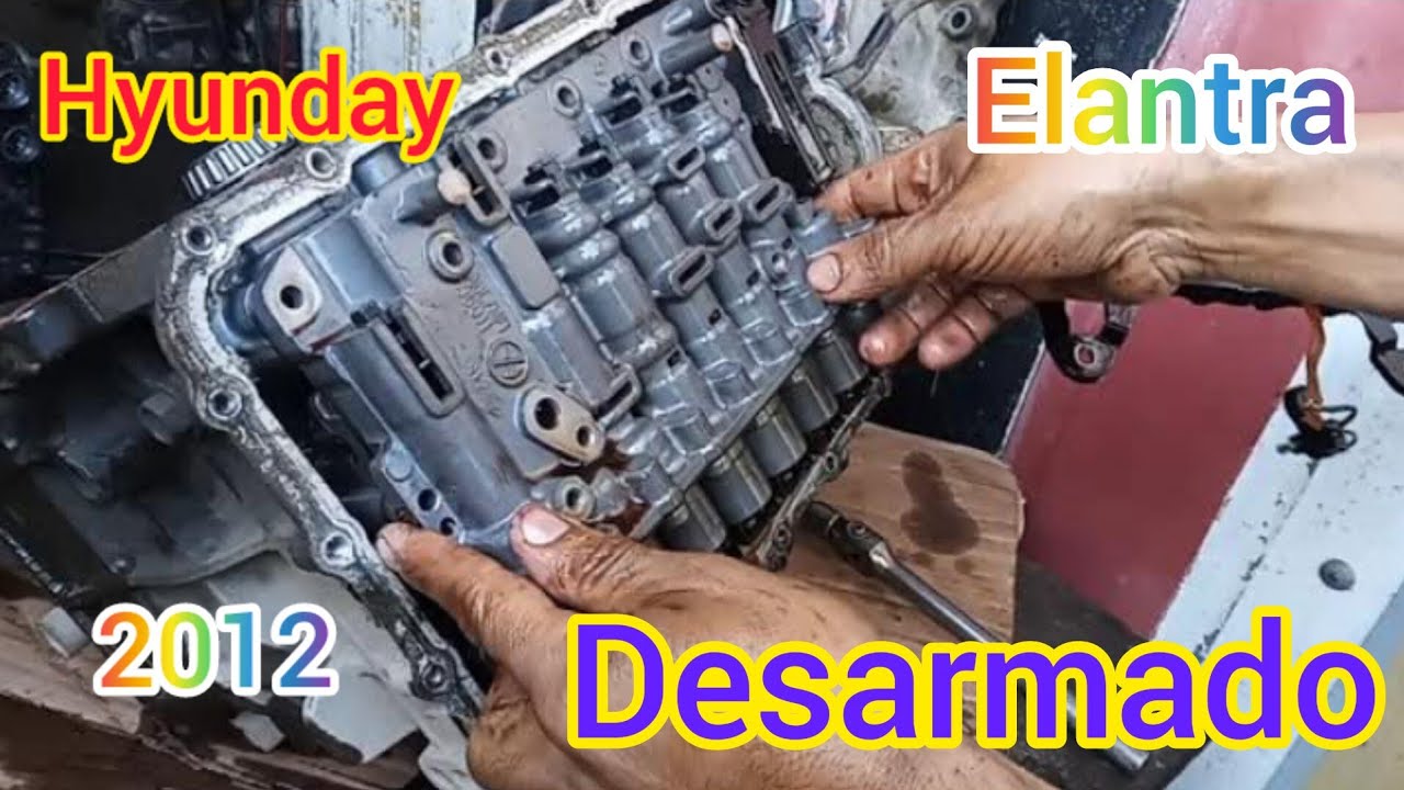 Como Desarmar la Transmisión Automática de Hyunday Elantra 2012