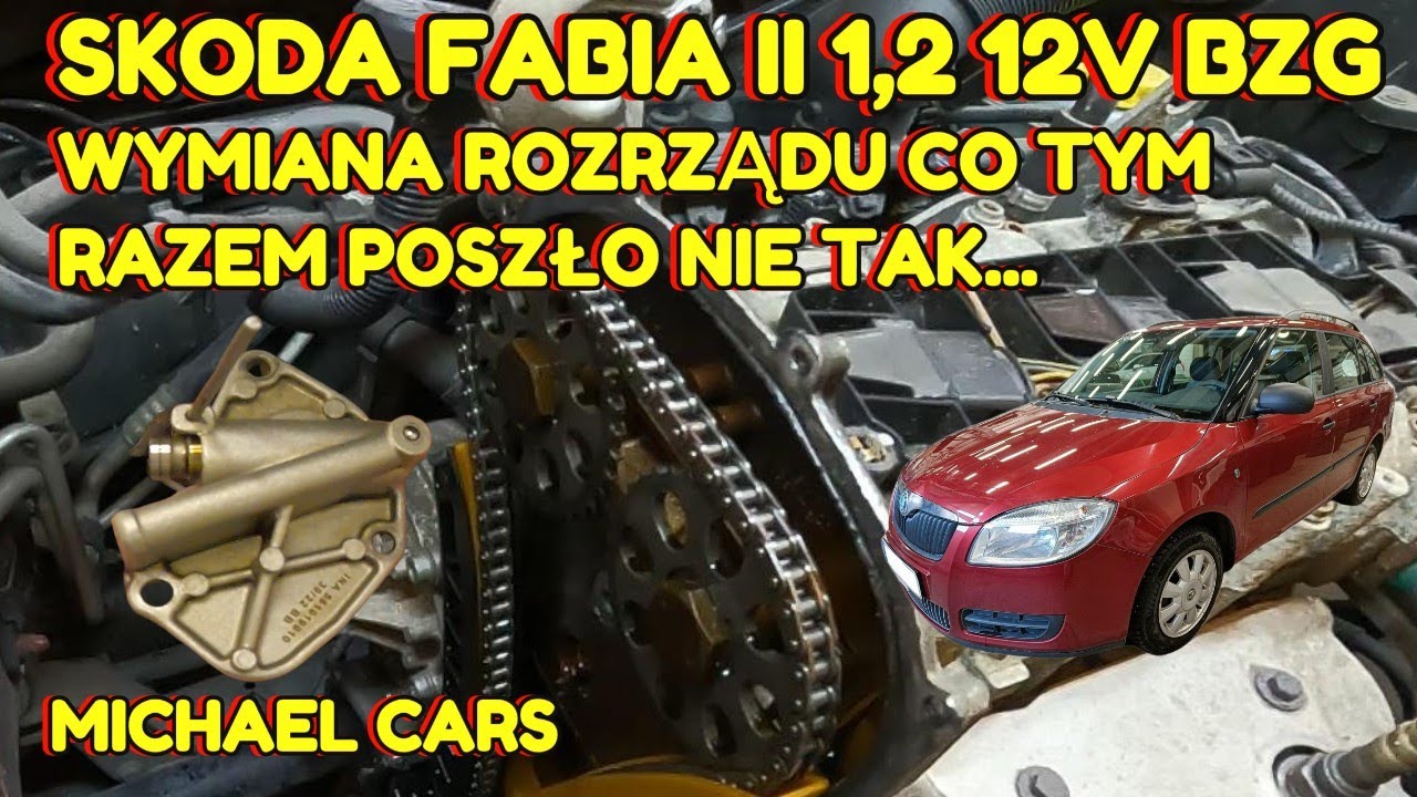 Skoda Fabia II 1.2 12V - wymiana rozrządu.