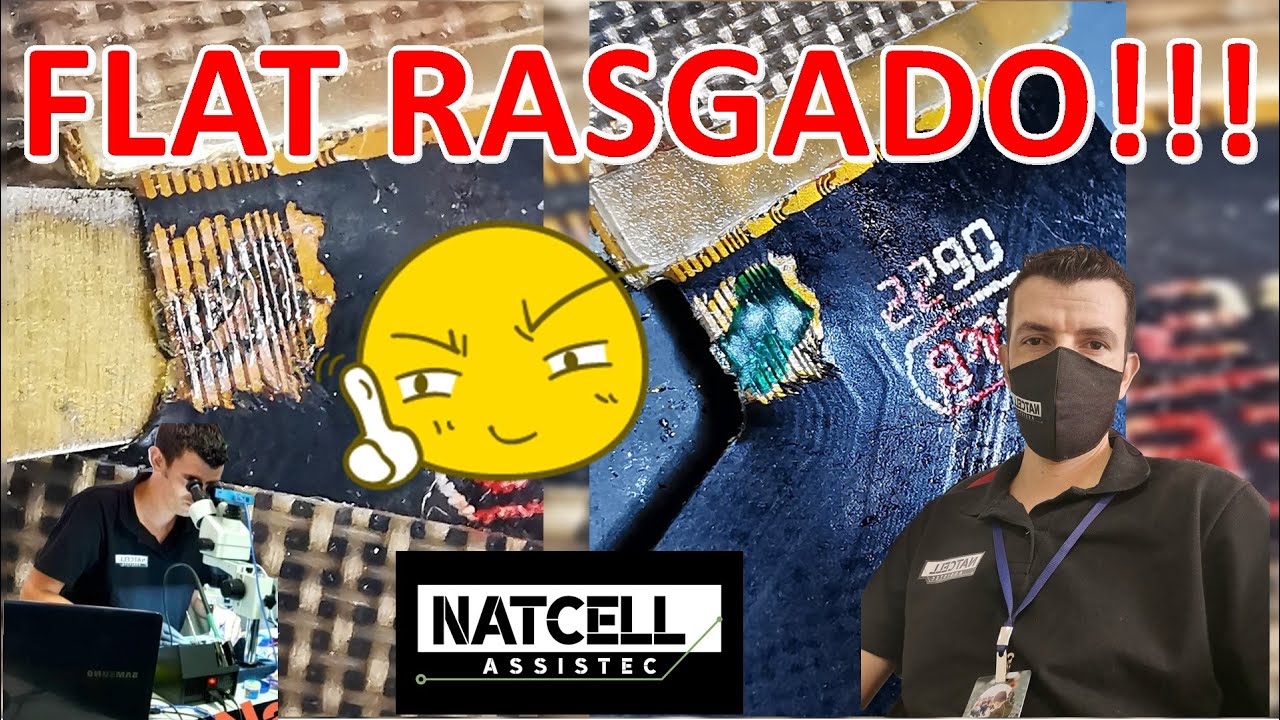 RECUPERANDO FRONTAL (TELA) COM FLAT RASGADO