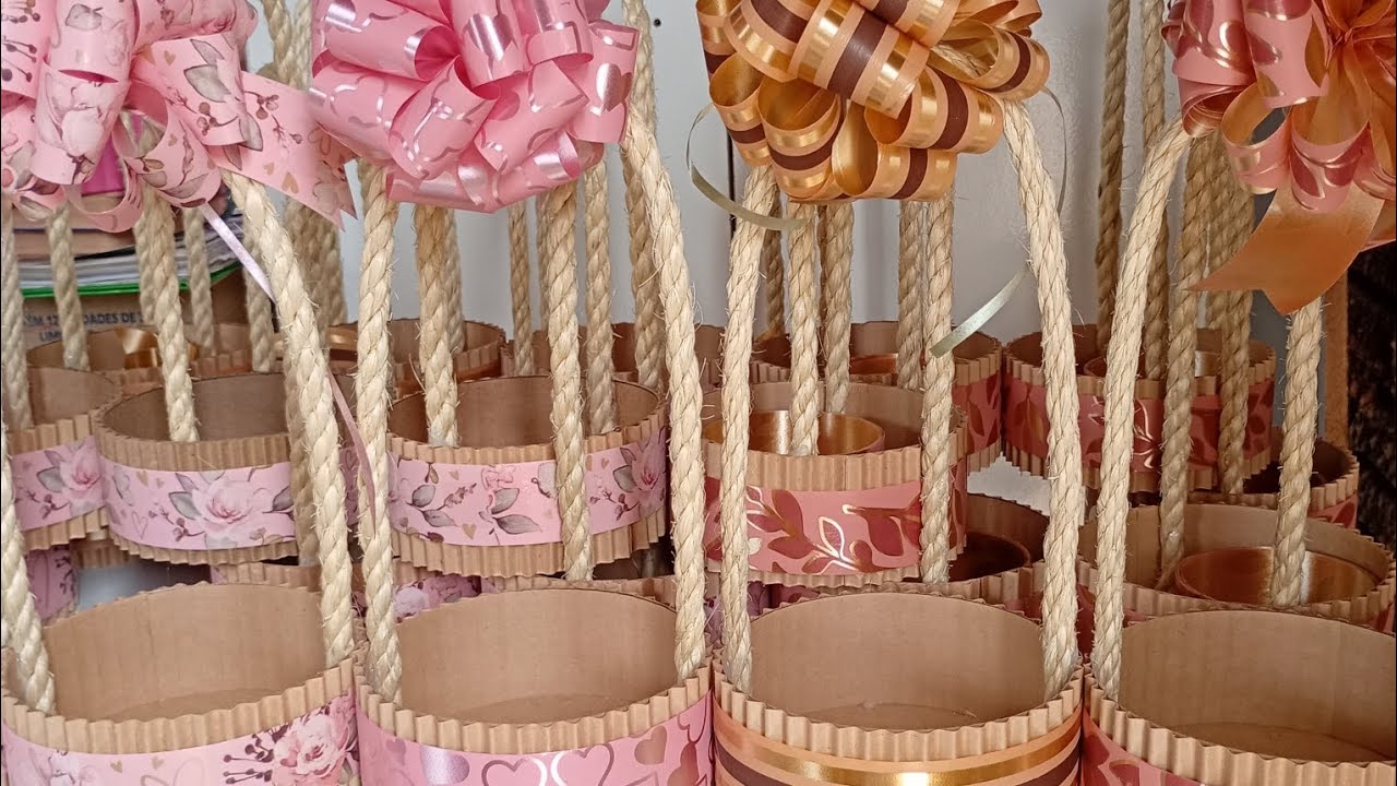 Cestas personalizada de papelão, como eu faço!