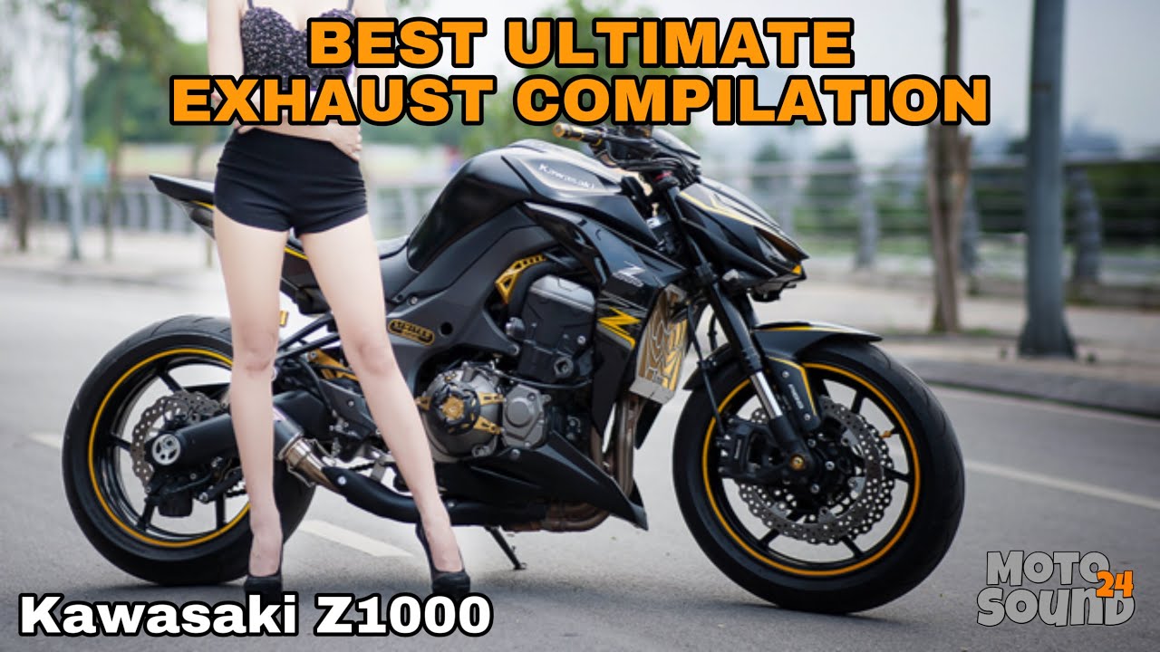 Kawasaki Z1000 Best Ultimate Exhaust Sound Compilation