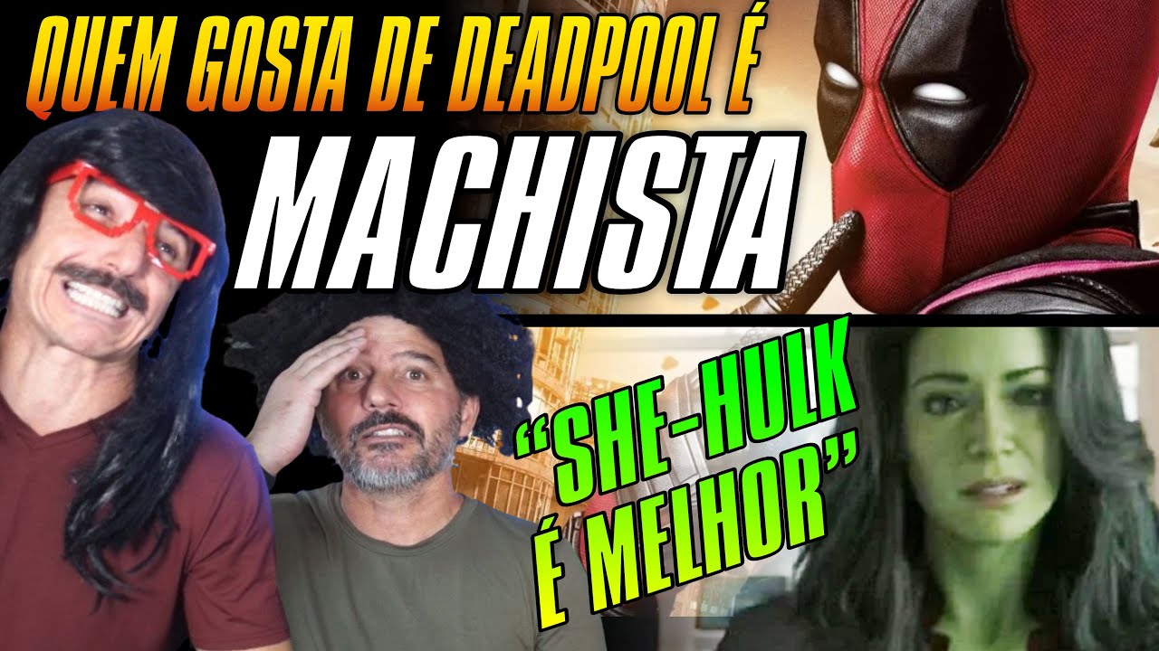 INACREDITÁVEL, agora QUEM GOSTA DE DEADPOOL E WOLVERINE É MACHISTA e SHE-HULK É MELHOR? #deadpool3