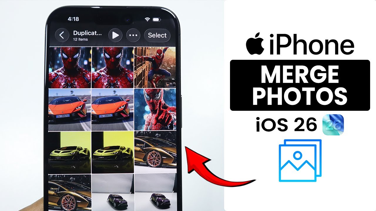 [iOS 26] How to Merge iPhone Photos Together (Without App)