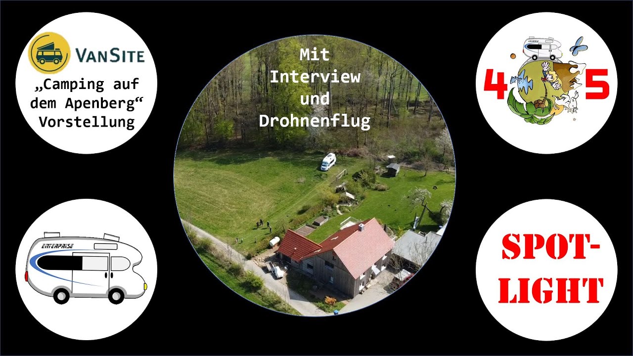 #spotlight Vorstellung VANSITE-Stellplatz „Camping auf dem Apenberg“ bei Detmold / Lipperland