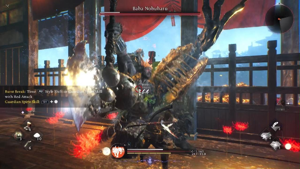 Nioh 3 - Takeda's Four Heavenly Kings Battle Scroll