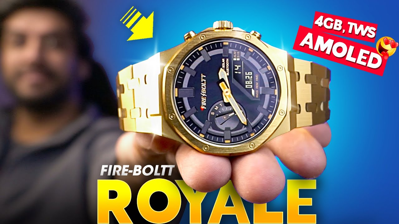 The Most *FEATURE RICH* Luxury Smartwatch RIGHT NOW! ⚡️ Fire-Boltt ROYALE Smartwatch Review!