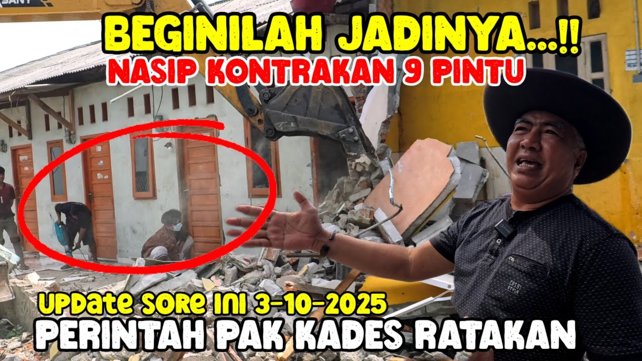 BANGLI KALI WADAS KARAWANG ‼️ BEGINILAH AKHIRNYA NASIP KONTRAKAN 9 PINTU