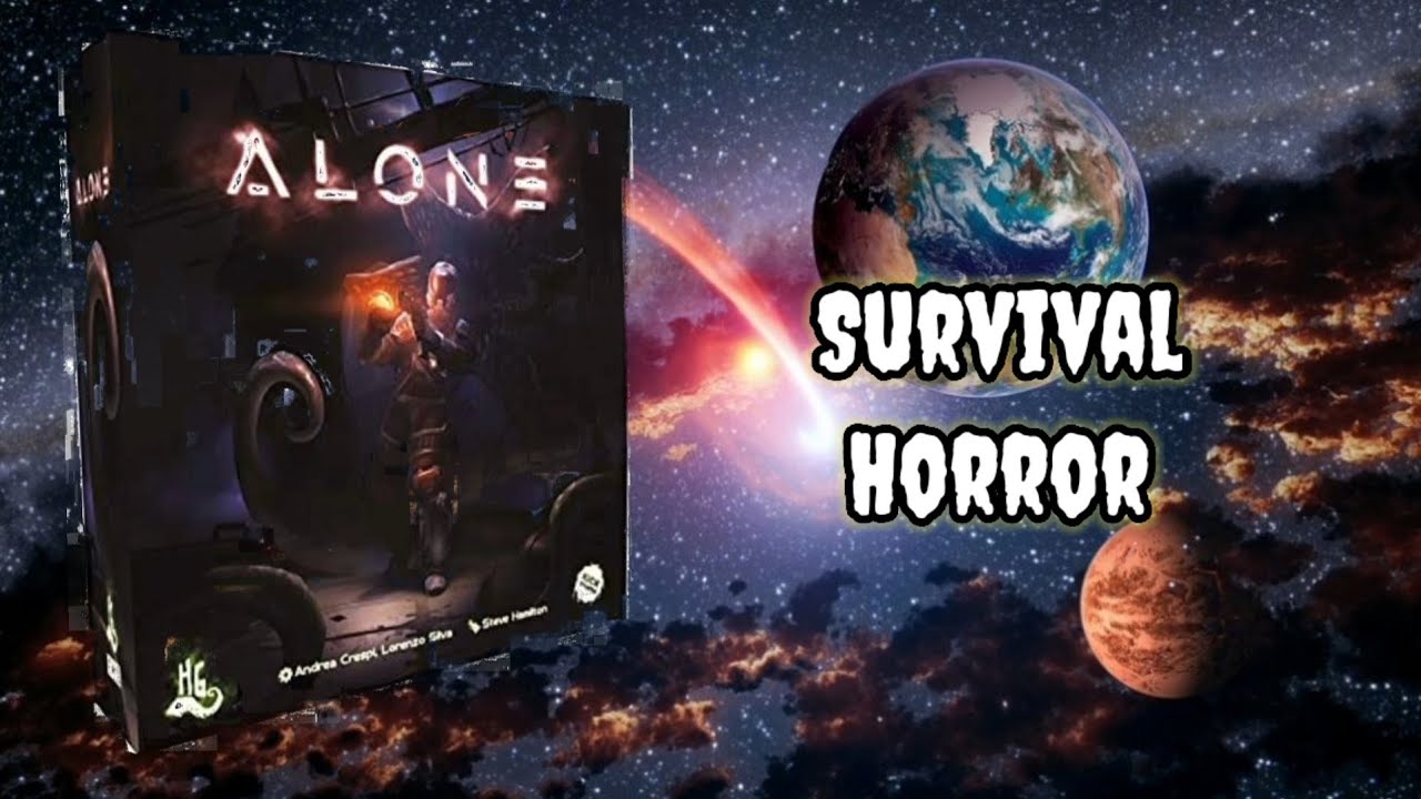Unboxing de un juego bien solitario: «Alone». El juego de sobrevivencia de horror espacial.