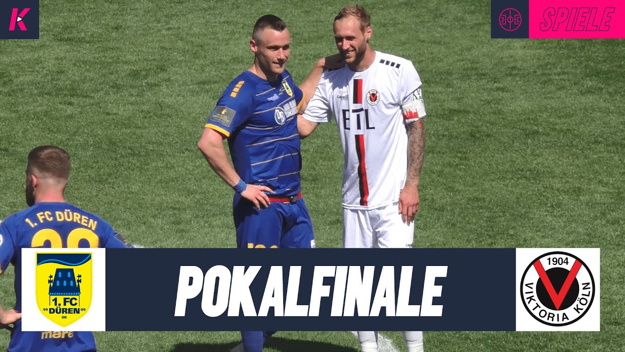 Abschiedsspiel von Risse & Wunderlich: Pokalsieg zum Karriereende? | 1. FC Düren - FC Viktoria Köln