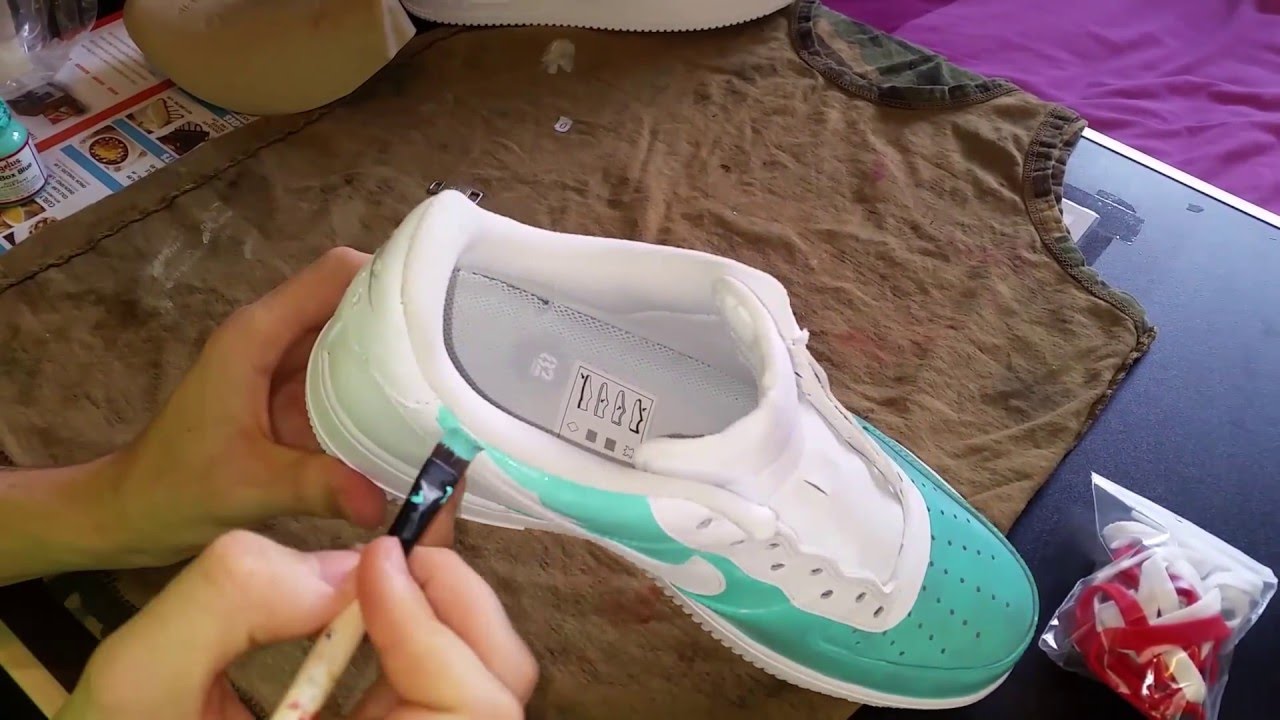 custom nike af1 tiffany