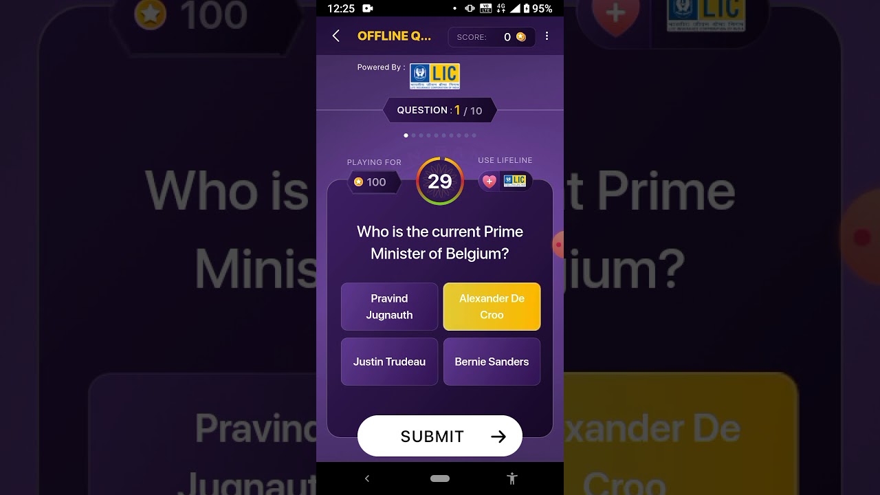KBC LIC quiz 11 December || fastest  answers. ||