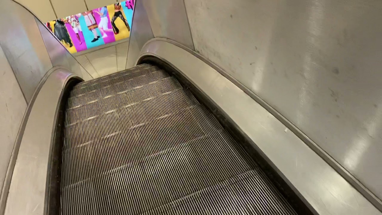 Longest Escalators! at Angel Station in London Underground