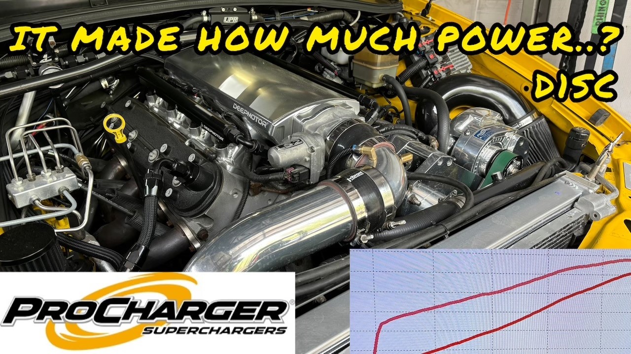 BOOSTED GTO MAKES CRAZY POWER ON A D1SC! @ProChargerSuperchargers #dyno #hp #crazy
