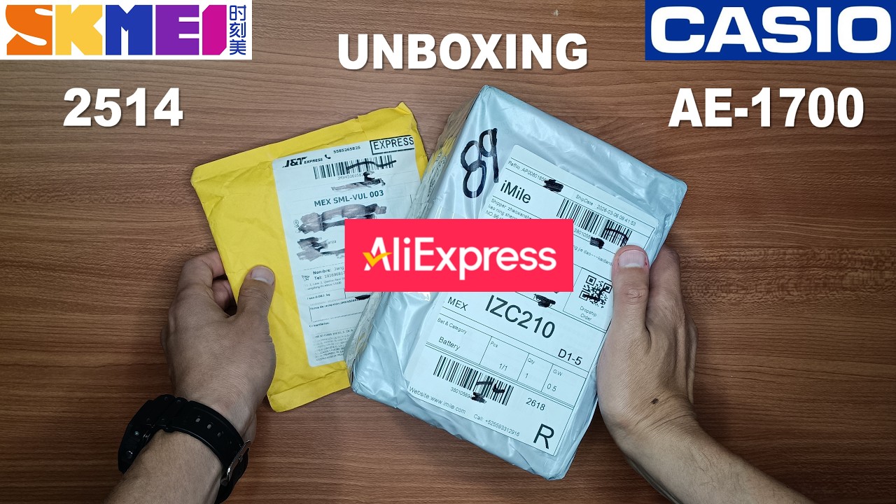 Новые часы Casio AE-1700H и SKMEI 2514 с AliExpress. Как они выглядят? | РАСПАКОВКА