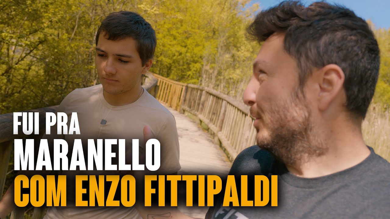 DIA EM MARANELLO com ENZO FITTIPALDI (Simulador, Restaurante, etc)