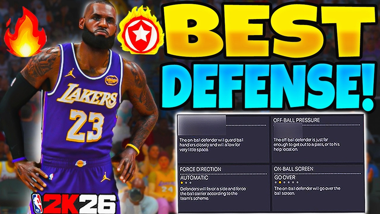BEST DEFENSIVE SETTINGS IN NBA 2K26 PLAY NOW RIGHT NOW!