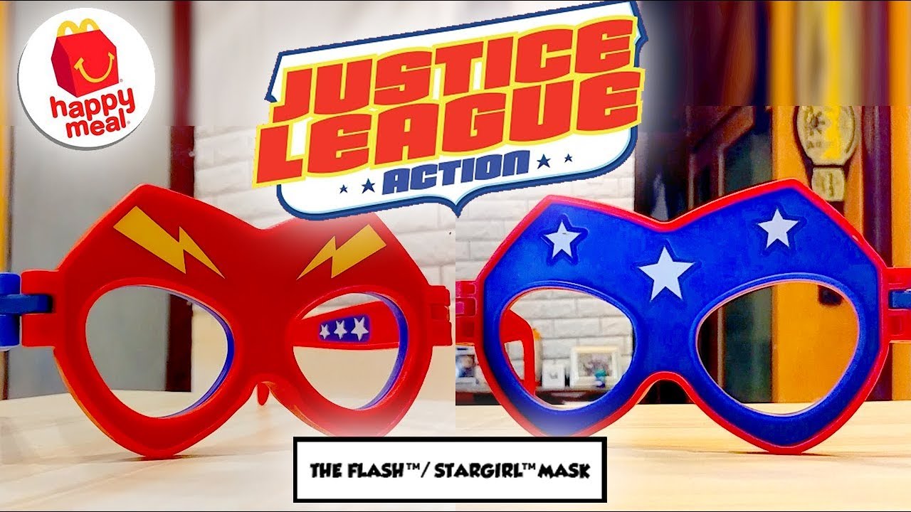 The Flash/Stargirl Mask- McDonald's Happy Meal March 2018 | JUSTICE LEAGUE ACTION (Philippines)