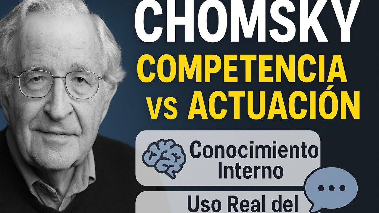 Competencia y Actuaci&oacute;n en la Teor&iacute;a Ling&uuml;&iacute;stica de Chomsky: Explicaci&oacute;n y Ejemplos