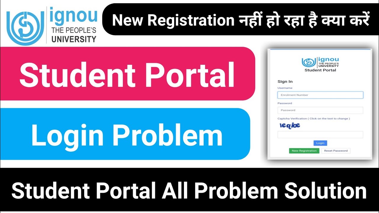 IGNOU Student Portal Login Problem | IGNOU Student Portal Not Found 2025 | IGNOU Admission 2025