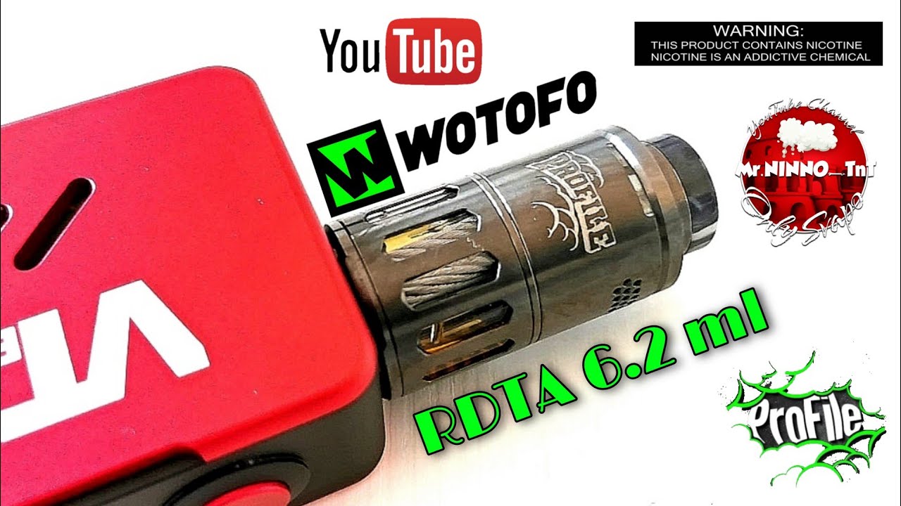 Wotofo PROFILE RDTA 6,2ml vi dico cosa non mi è piaciuto 😐