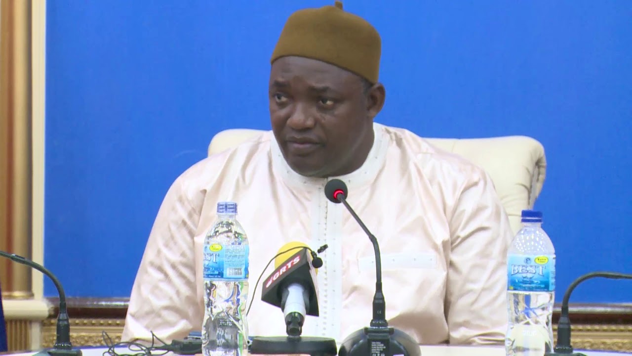 Imam Ba Kawsu Fofana's courtesy call on President Adama Barrow