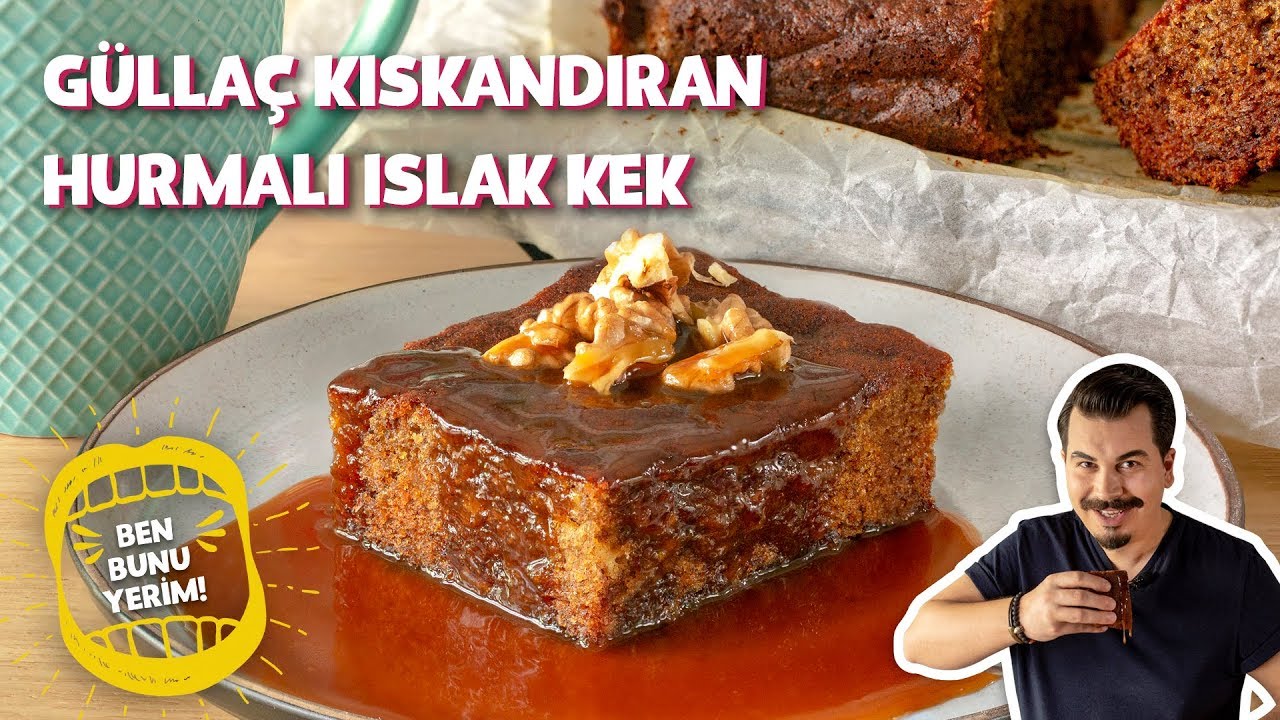 Hurmalı Islak Kek Tarifi - İftar Tarifleri / Ramazan Tarifleri / Tatlı Tarifleri