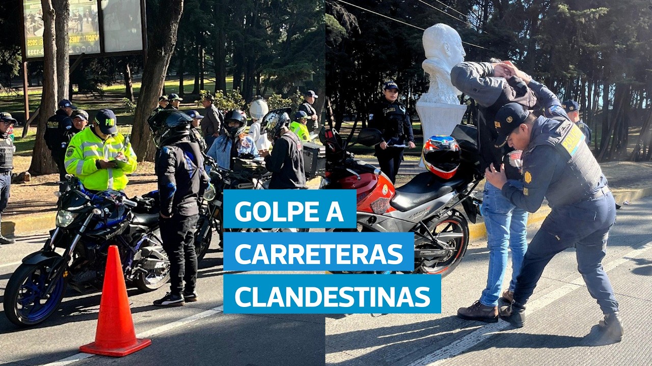 Operativo contra carreras clandestinas deja 50 multas en rutas Interamericana, RN-10 y RN-14