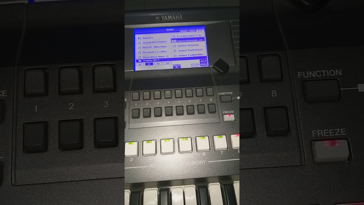 Como reproduzir Midis com letra e Partituras no s670,710,910,750,950 etc!