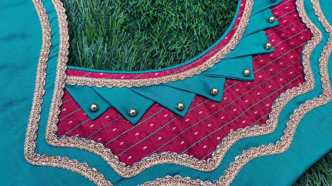 New Blouse Neck design / Neck Design / Blouse Design@sajidalvidesigns