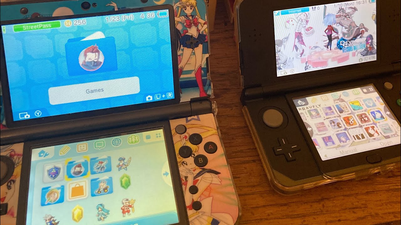I finally modded my 3ds the possibilities are endless!
