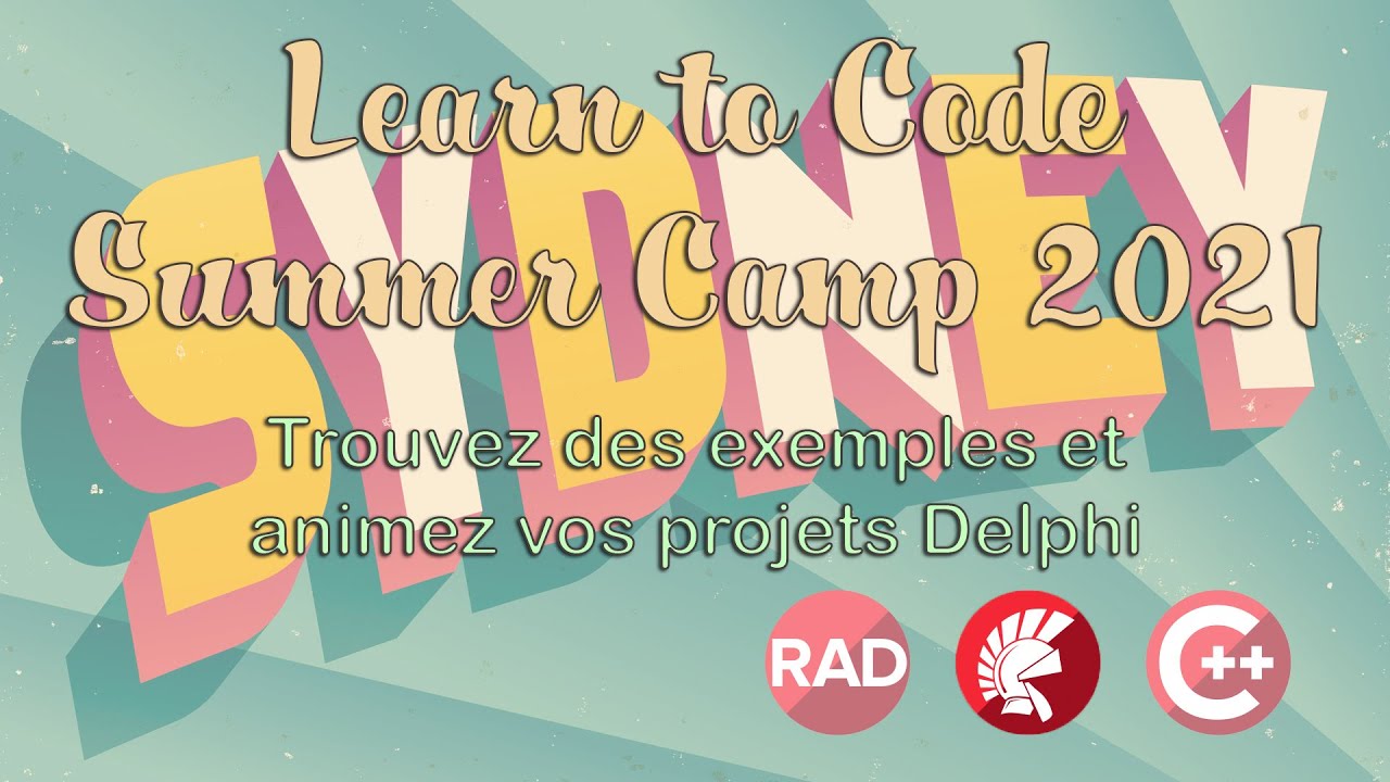 Des ressources pour apprendre et des exemples d'animations simples (Learn to code Summer Camp 2021)