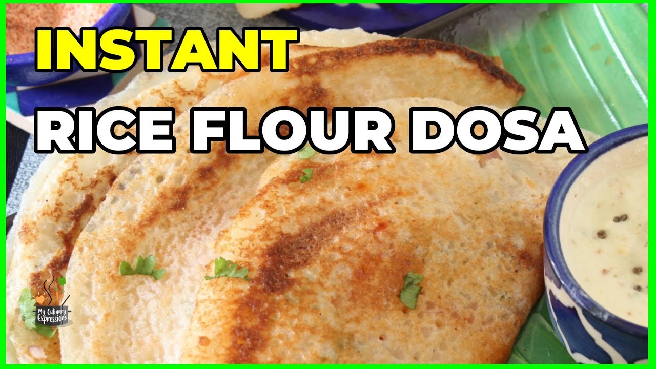 Make Perfect Rice Flour Dosa Without Fermentation | Instant Dosa Recipe
