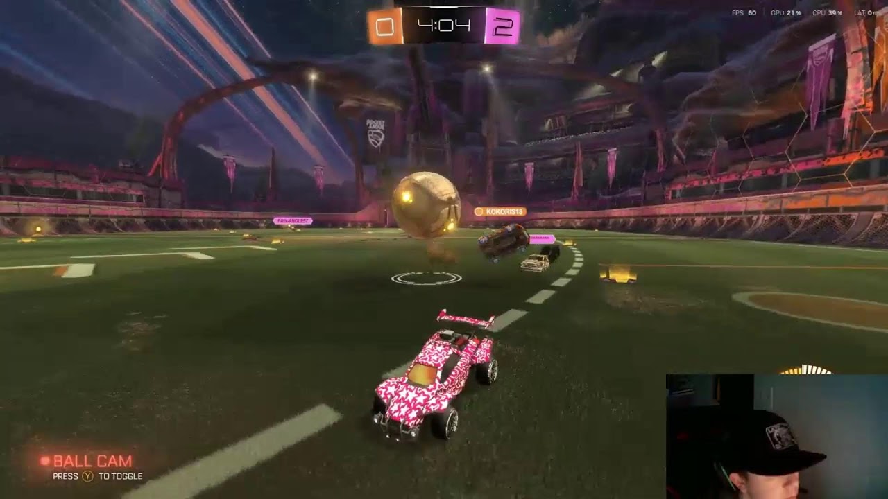 playing some rocket league. Trying to get to plat!