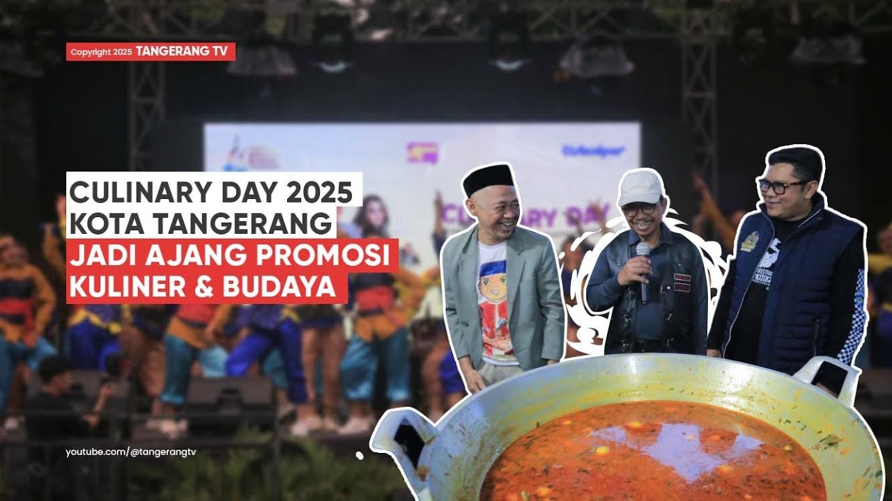Masak dan Makan Besar, 1000 Porsi Laksa Tangerang di Culinary Day 2025 [TangerangTV]