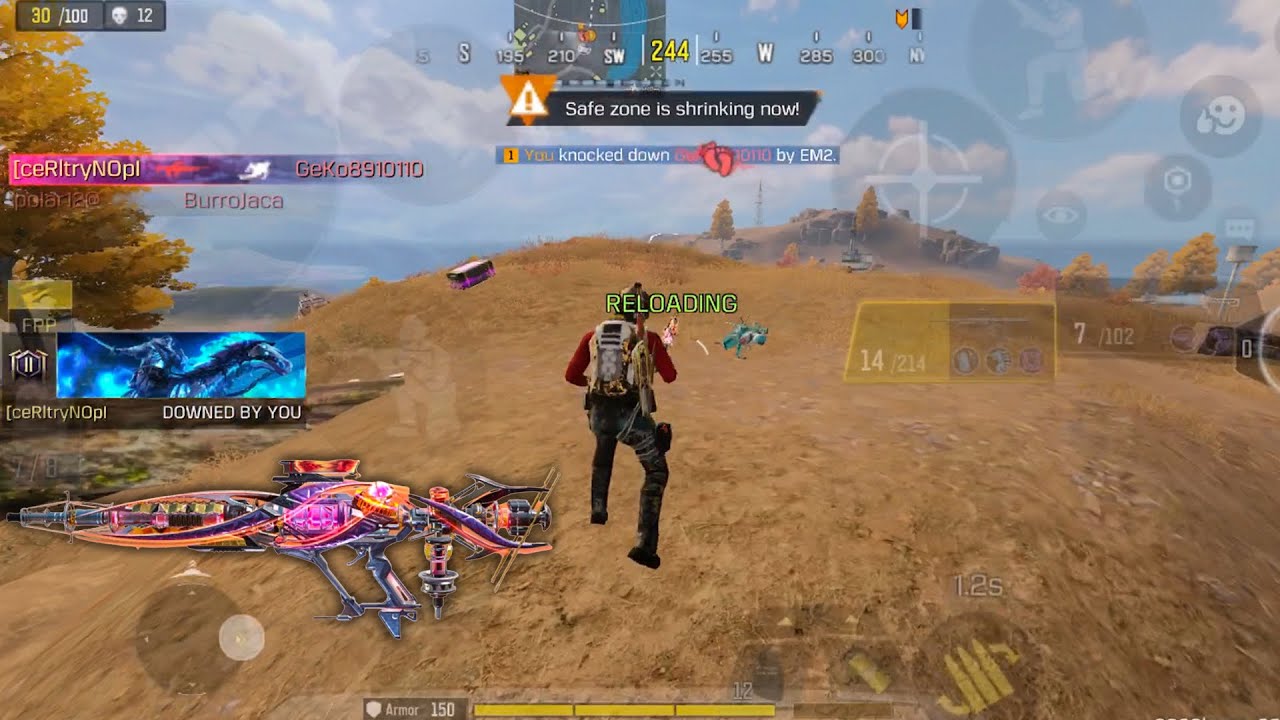 Mythic EM2 Makes It Too Easy!😱| Solo vs Squads Gameplay
