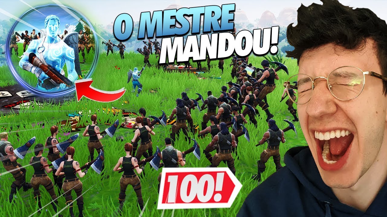 MESTRE MANDOU VALENDO V-BUCKS - FORTNITE PERSONALIZADO!