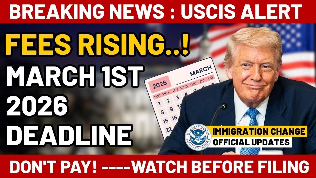 USCIS Premium Processing Fees Rising March 1, 2026 | New Rates Explained