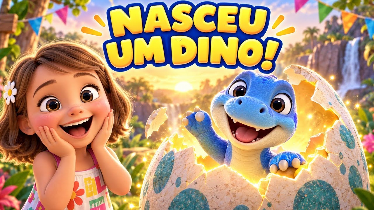 Festa dos Dinossauros 🦖 | M&uacute;sica Infantil com a Isis